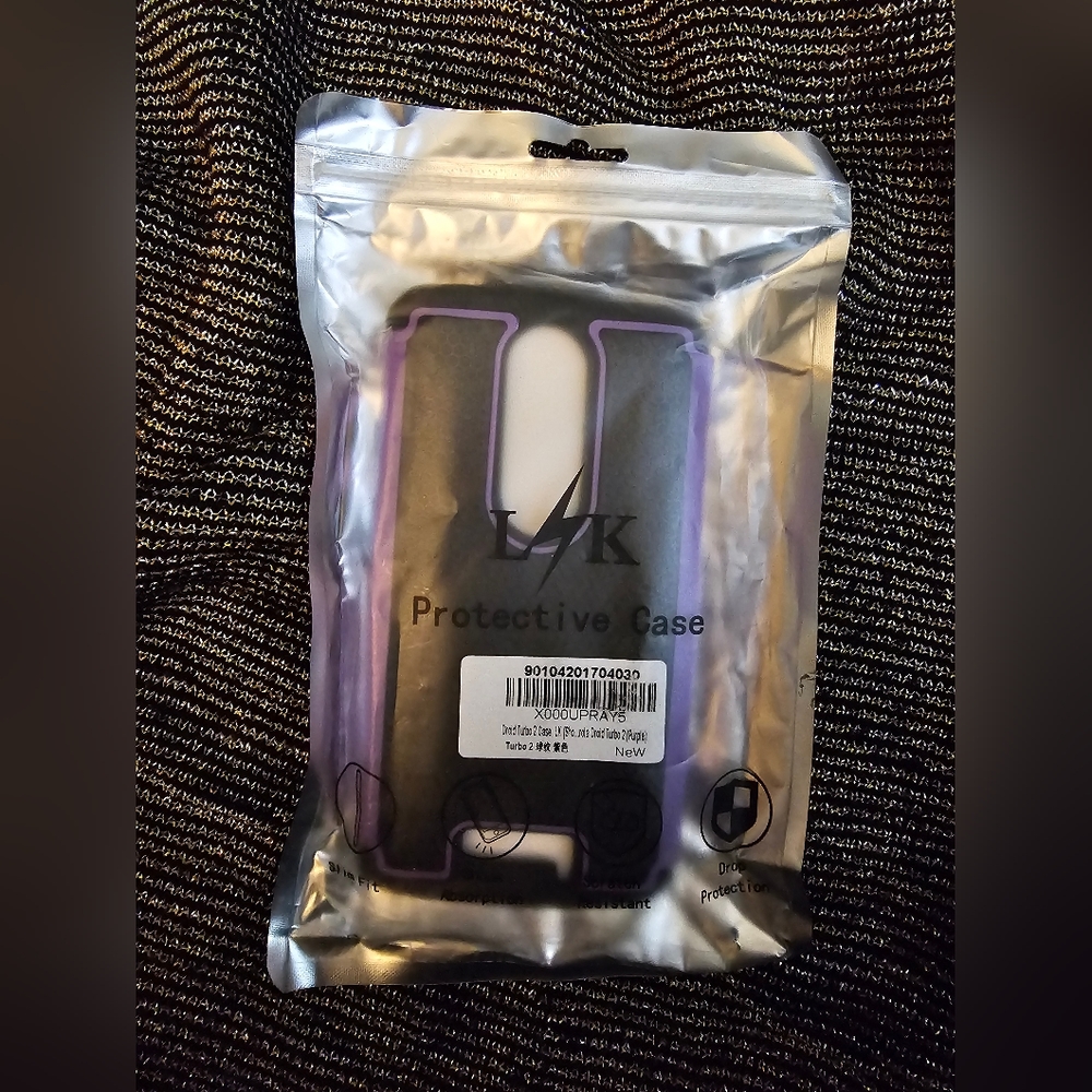 Cell Phone Case, Purple & Black